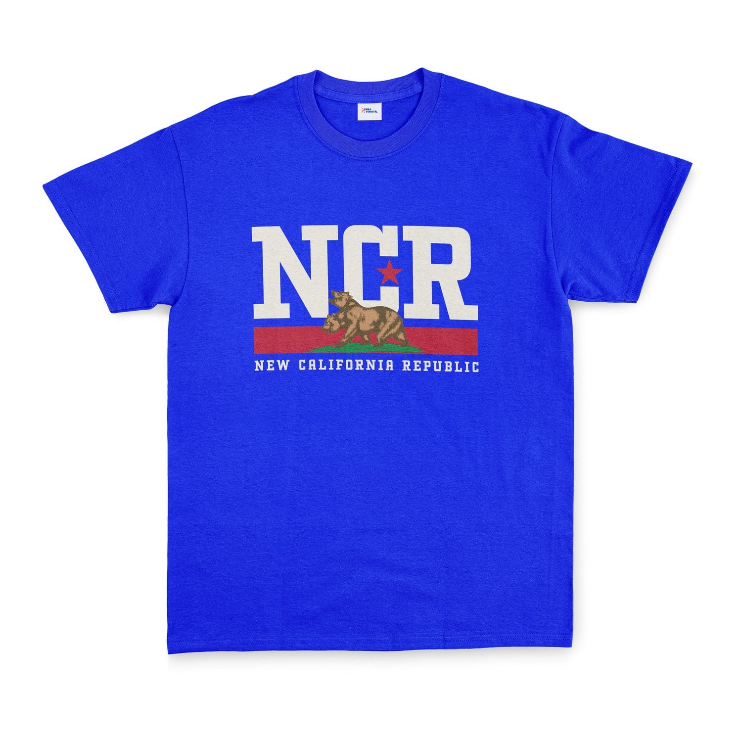 NCR | Fallout Premium Tişört L - Mavi