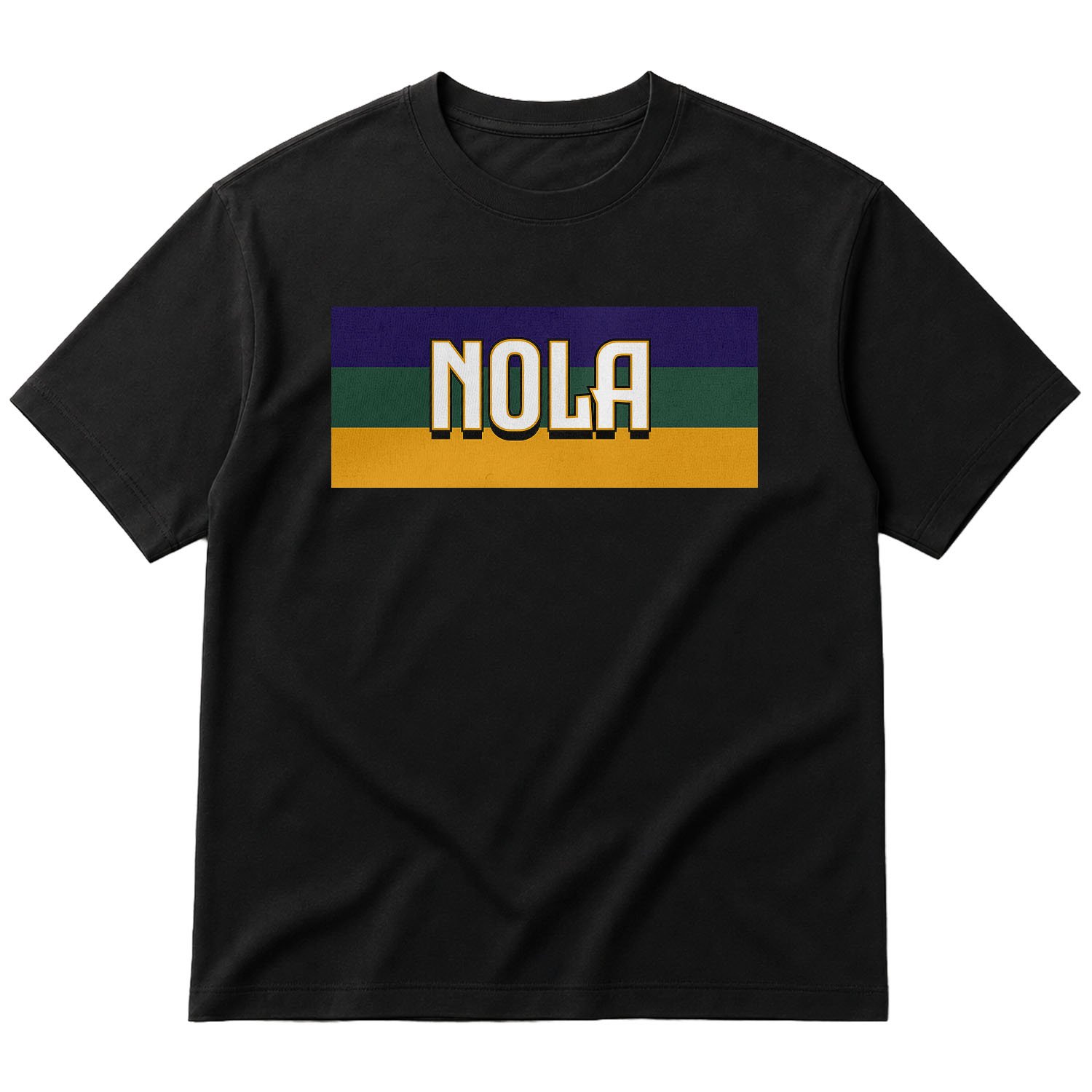 NOLA Oversize Tişört L - Siyah