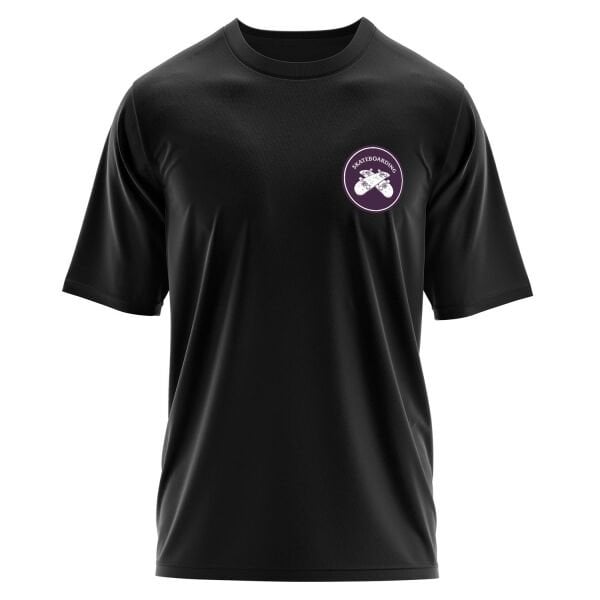 Skateboard Kaykay Badge Oversize Tişört