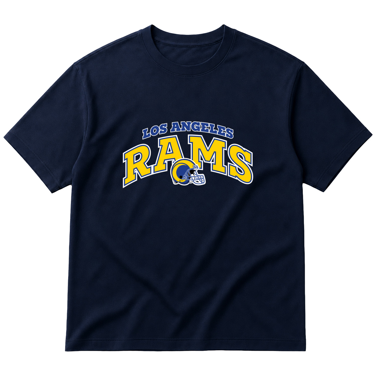 Los Angeles RAMS Arch Oversize Tişört XL - İndigo Mavisi