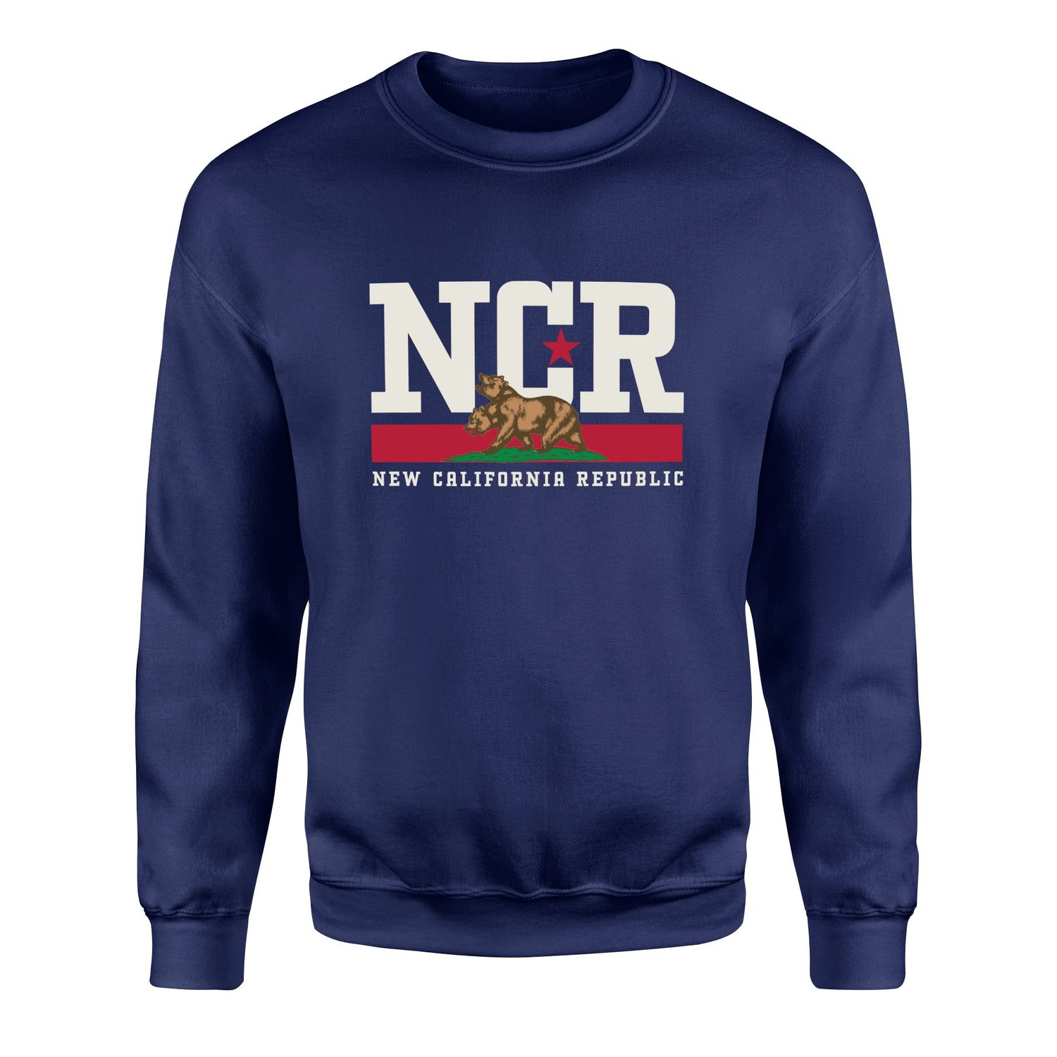 NCR | Fallout Premium Sweatshirt XXL - İndigo Mavisi