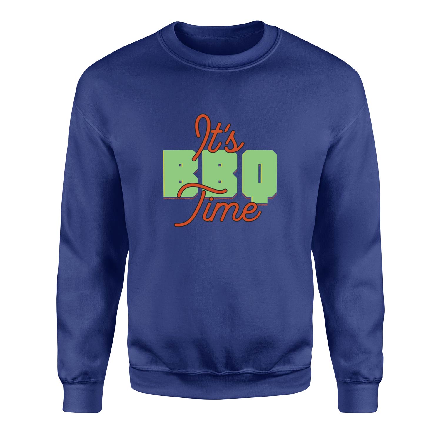 It’s BBQ Time Sweatshirt S - İndigo Mavisi