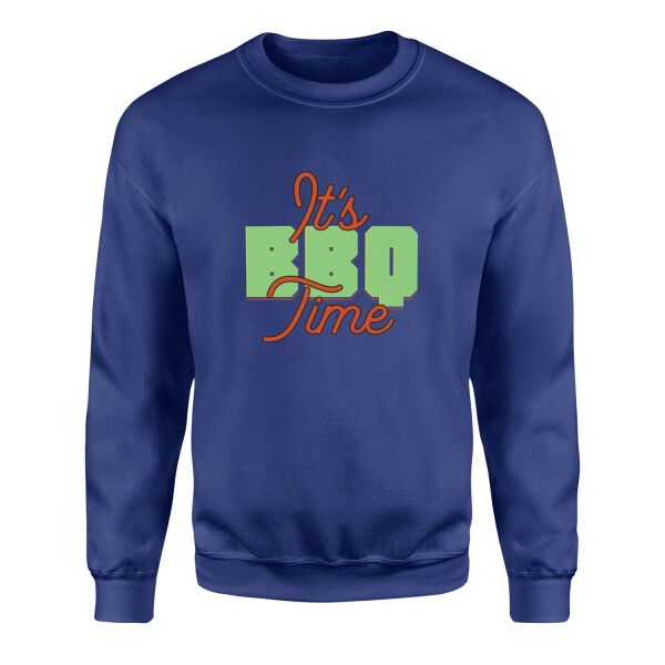 It’s BBQ Time Sweatshirt S - İndigo Mavisi