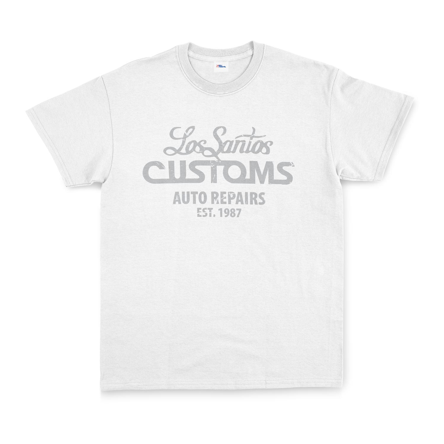 Los Santos Customs Tişört XXL - Beyaz