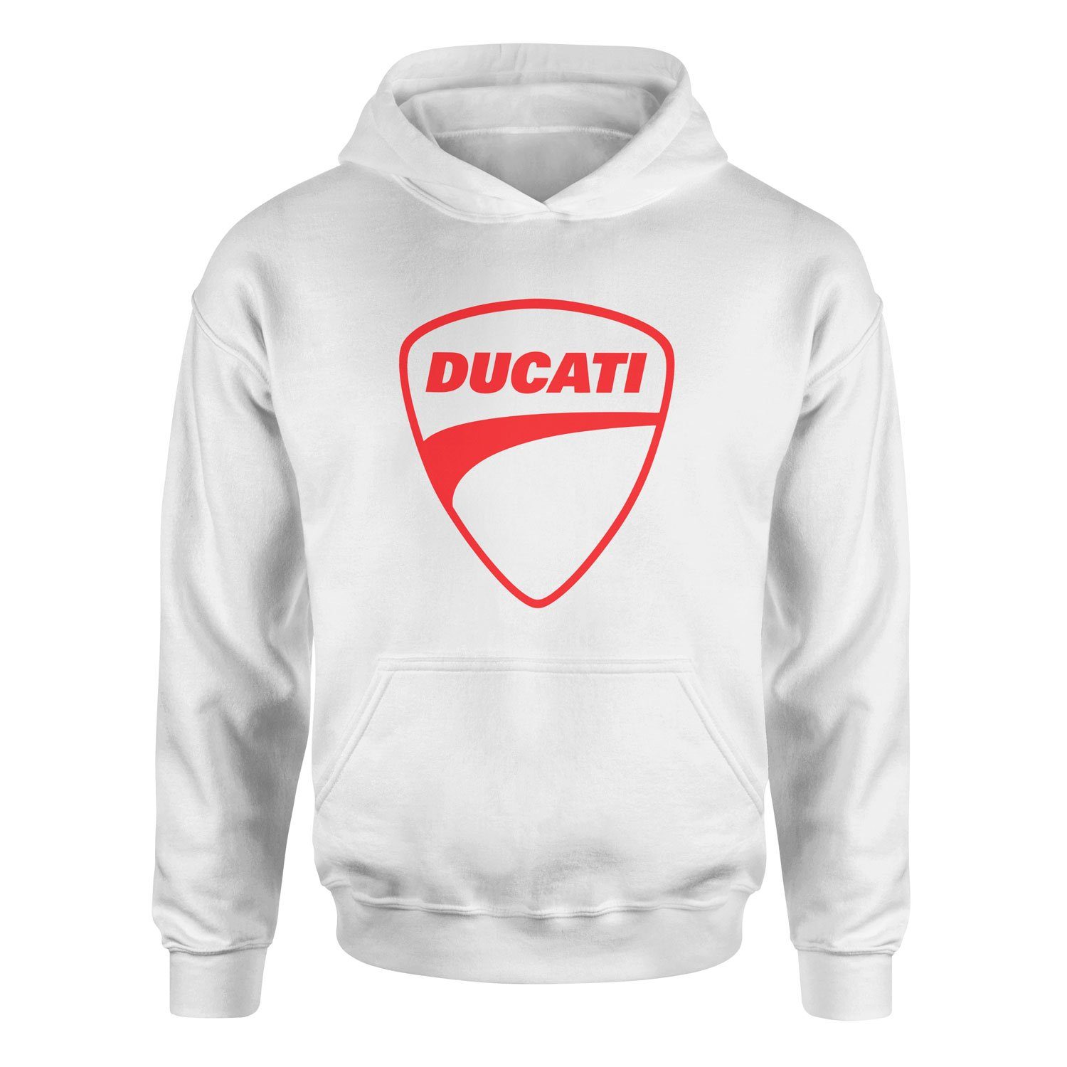 Ducati Shield Hoodie S - Beyaz