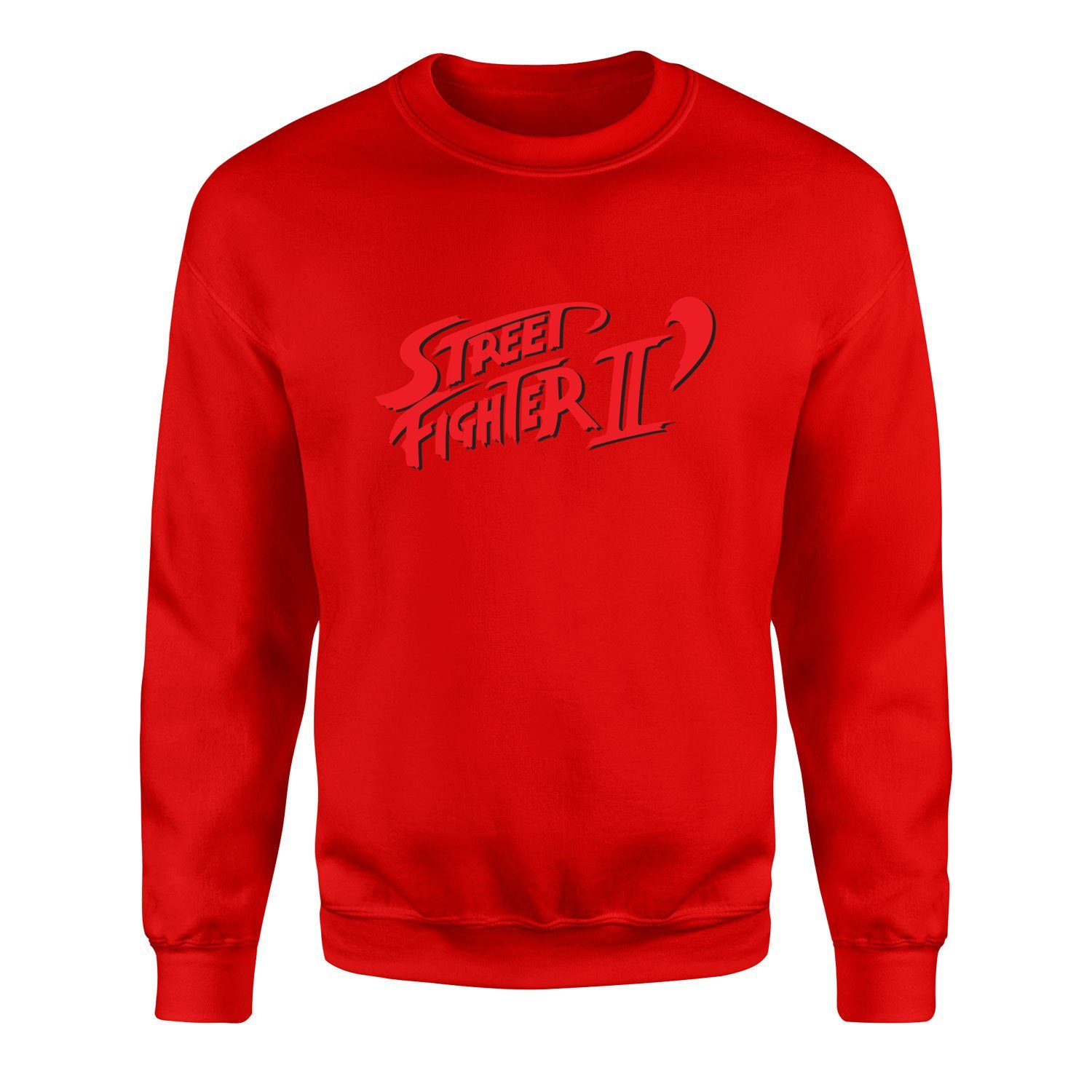 Street Fighter II Sweatshirt M - Kırmızı