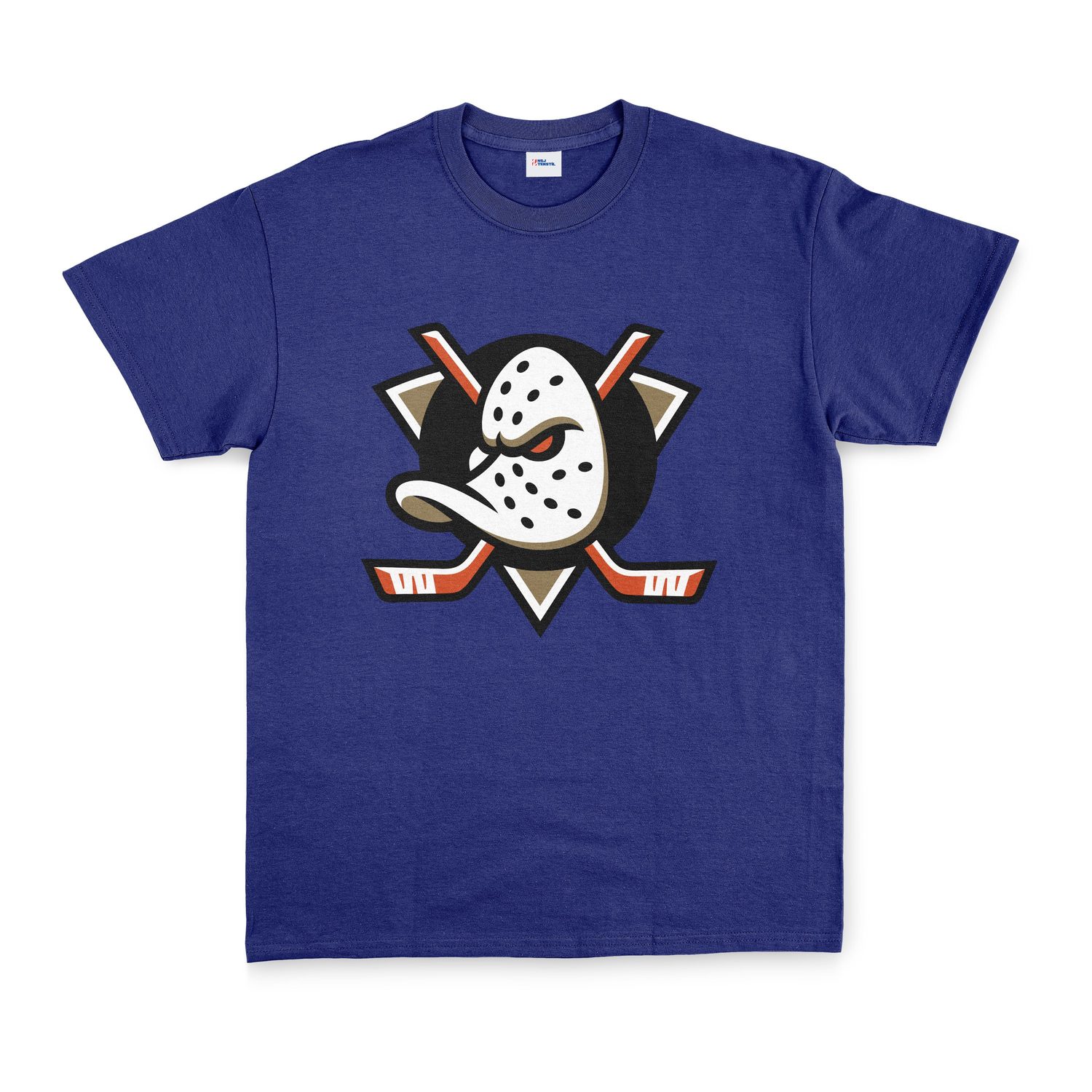 Anaheim Ducks Shield Tişört XL - İndigo Mavisi