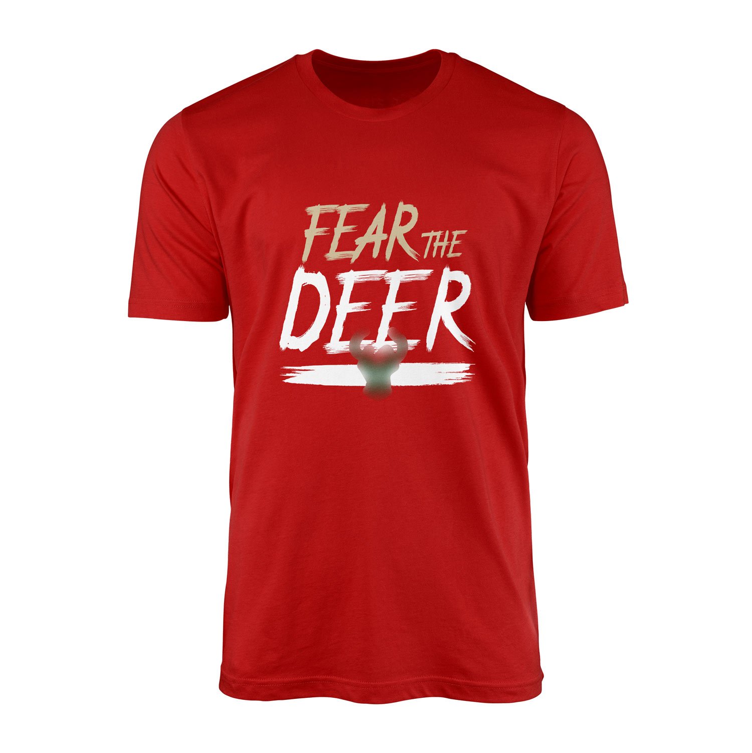 Fear the Deer Tişört S - Kırmızı