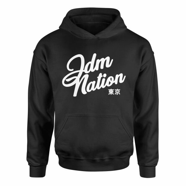 JDM Nation Hoodie M - Siyah