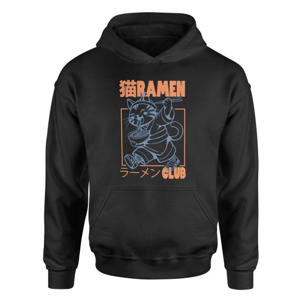Ramen Club Hoodie L - Siyah