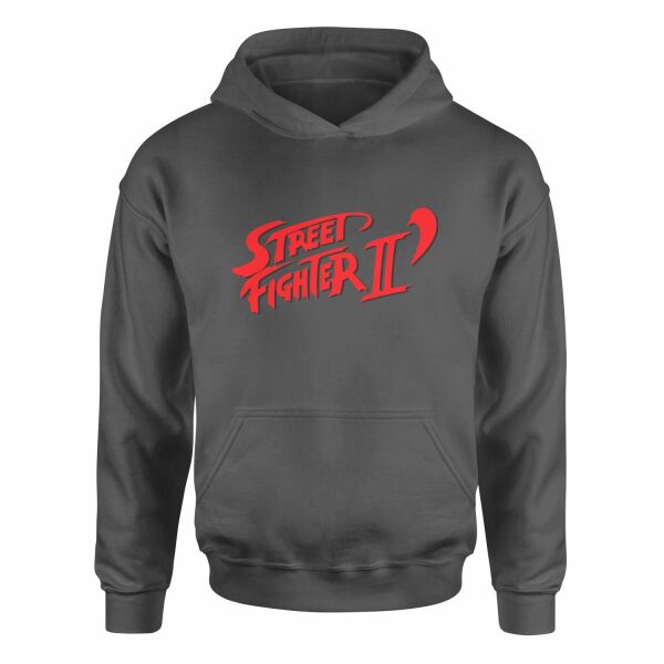 Street Fighter II Hoodie XXL - Füme