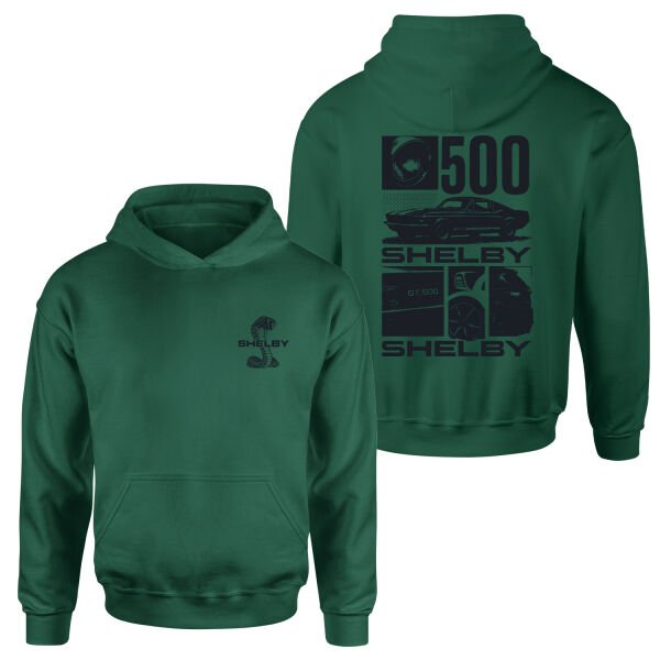 Shelby GT 500 Hoodie M - Nefti Yeşili