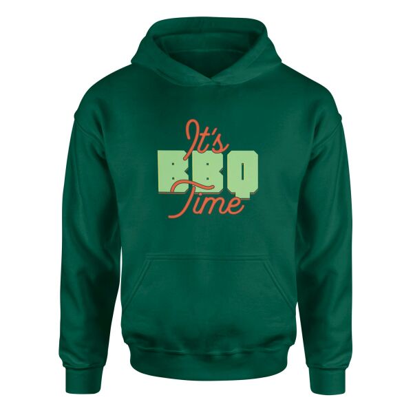 It’s BBQ Time Hoodie S - Nefti Yeşili