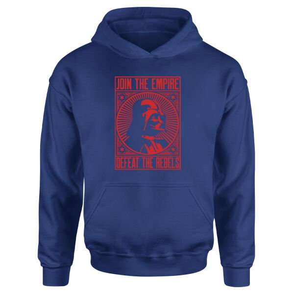 Join the Empire, Defeat the Rebels Hoodie S - İndigo Mavisi