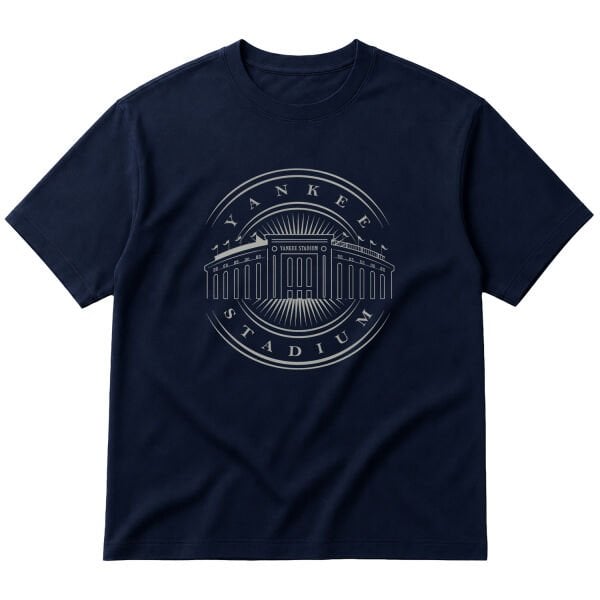 Yankee Stadium Oversize Tişört L - İndigo Mavisi