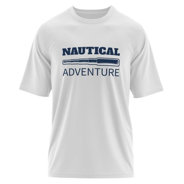 Nautical Adventure Denizci Oversize Tişört L - Beyaz