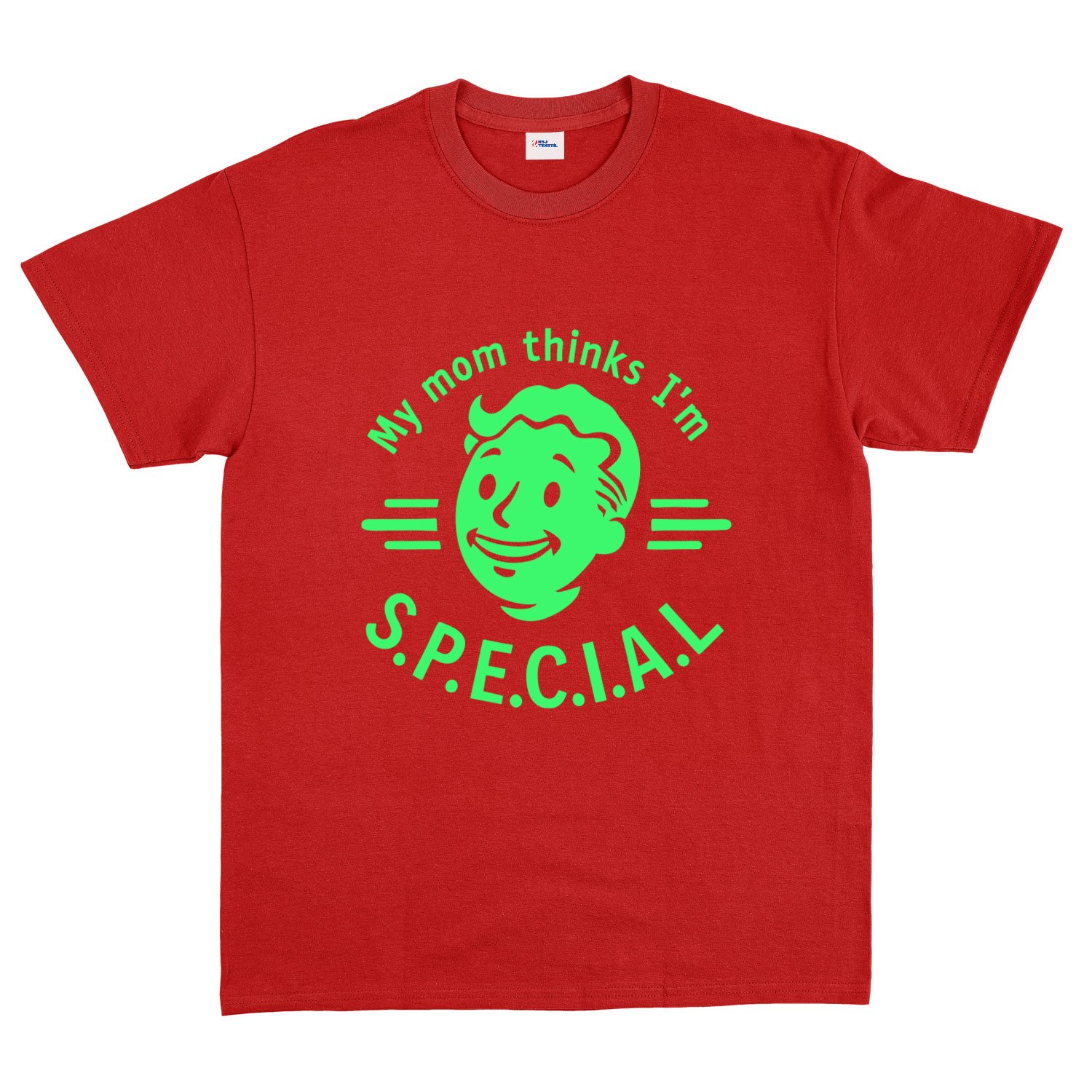 My mom thinks I’m S.P.E.C.I.A.L Tişört XXL - Kırmızı
