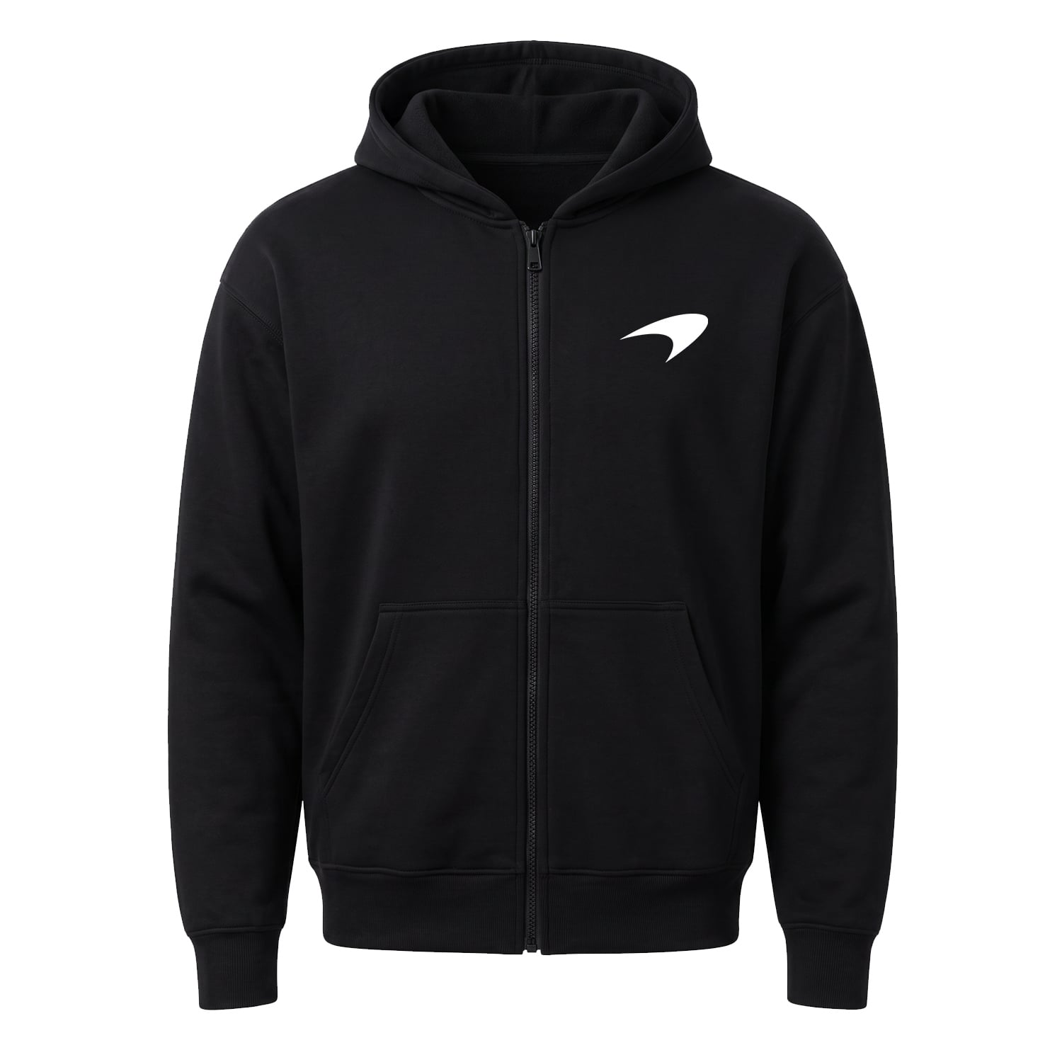 McLaren Racing White Fermuarlı Kapüşonlu Sweatshirt