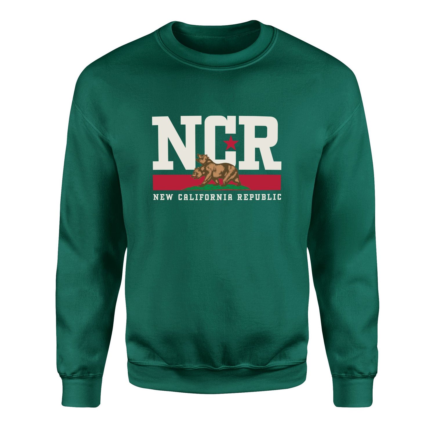 NCR | Fallout Premium Sweatshirt S - Nefti Yeşili
