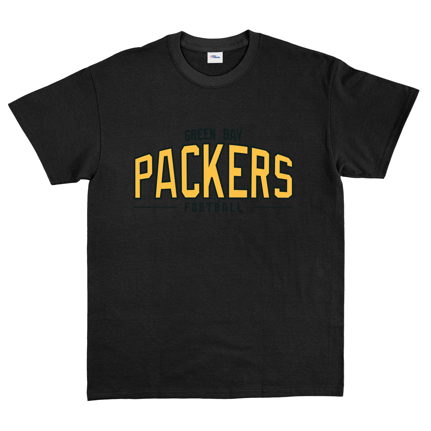 Green Bay Packers B Tişört XL - Siyah