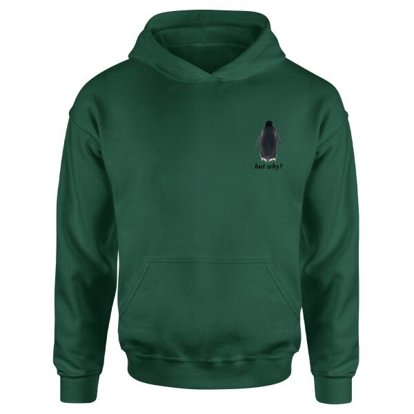 but why? Hoodie M - Nefti Yeşili