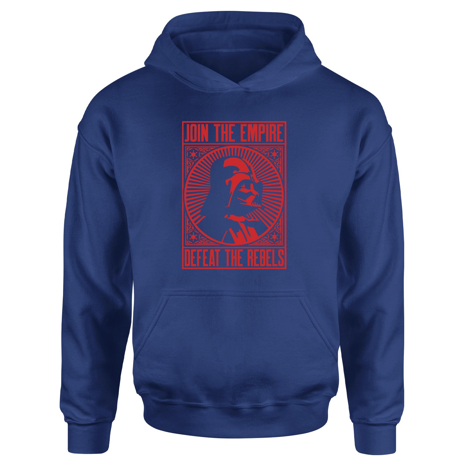 Join the Empire, Defeat the Rebels Hoodie L - İndigo Mavisi