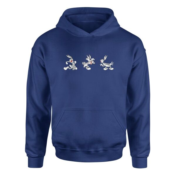 Bunnies Hoodie L - İndigo Mavisi