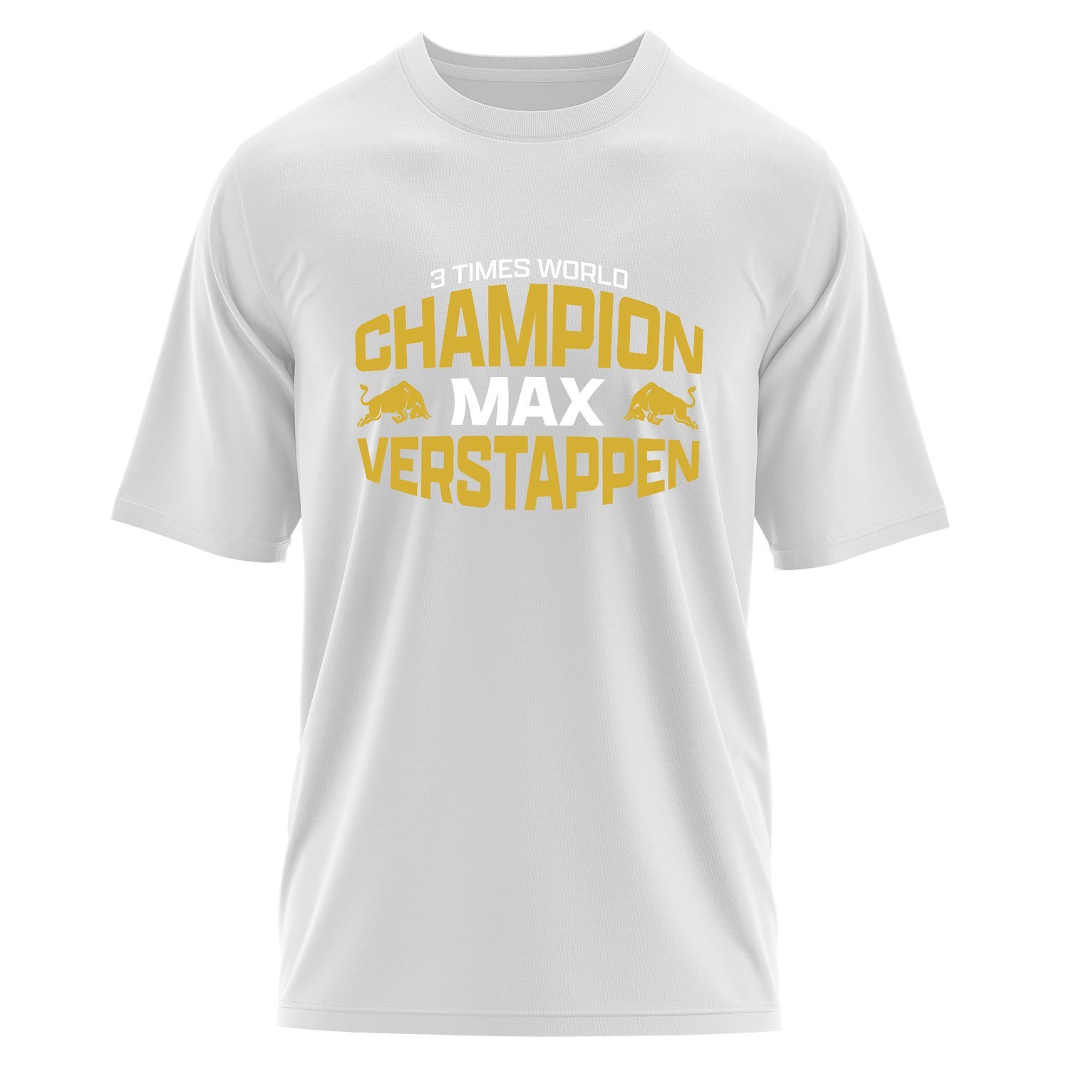Max Verstappen 3 Times World Champion Oversize Tişört