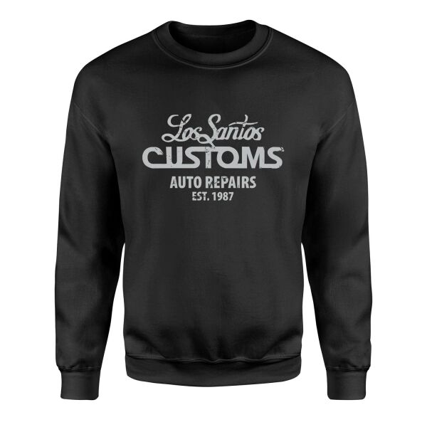 Los Santos Customs Sweatshirt XL - Siyah