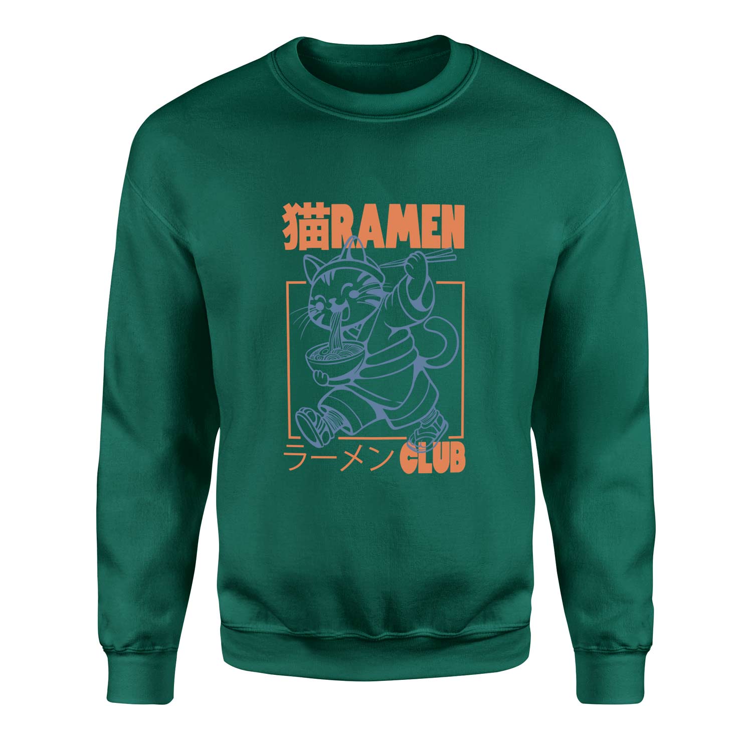 Ramen Club Sweatshirt XL - Nefti Yeşili
