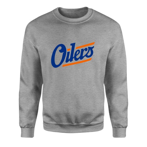 Edmonton Oilers Shield Sweatshirt M - Gri