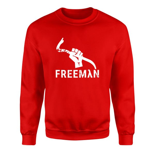 Gordon FREEMAN Crowbar Sweatshirt XXL - Kırmızı