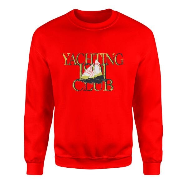 Yachting 1891 Club Sweatshirt L - Kırmızı