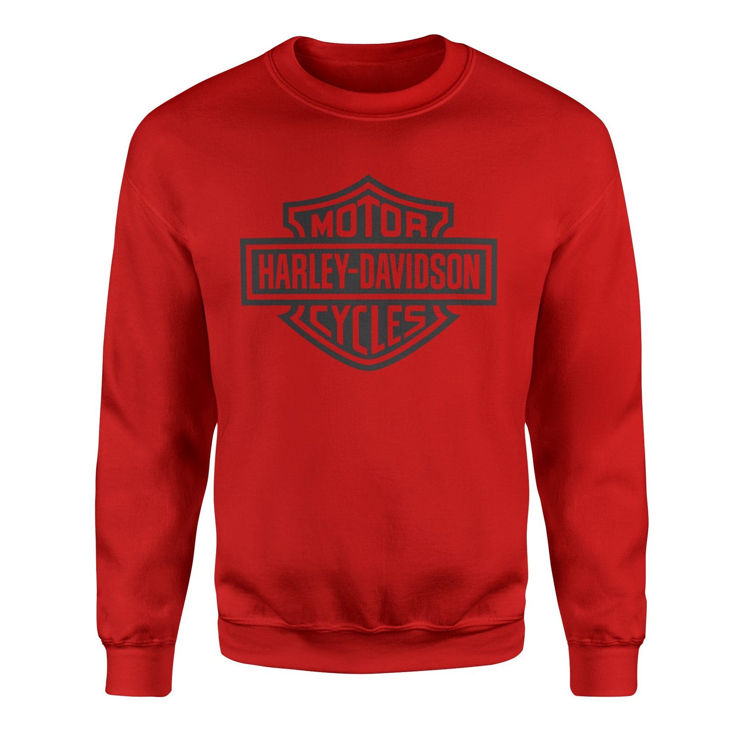 Harley-Davidson Shield B Sweatshirt S - Kırmızı