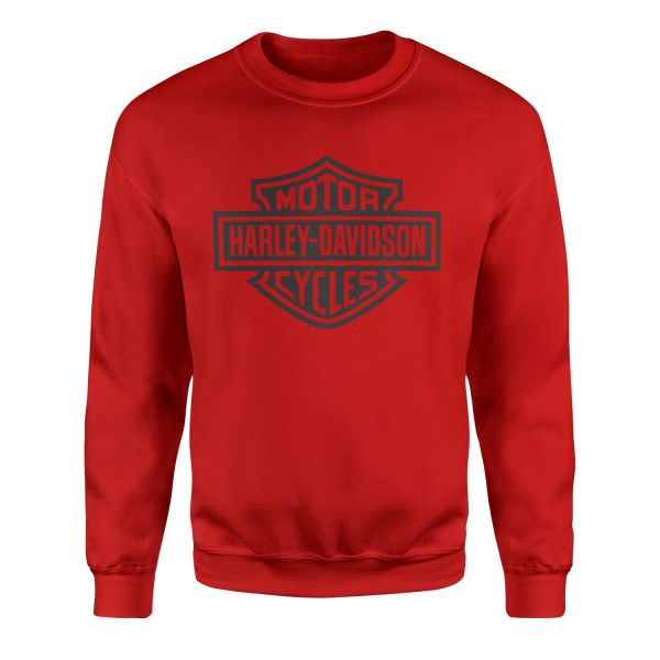 Harley-Davidson Shield B Sweatshirt S - Kırmızı