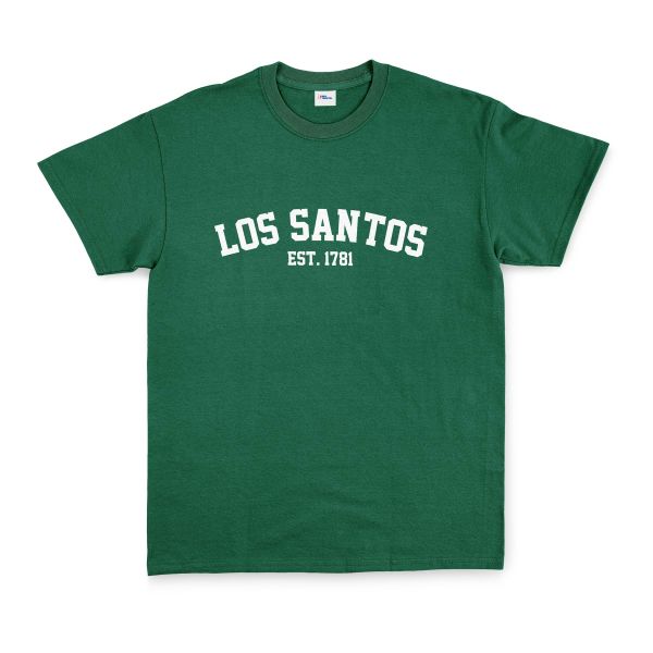 Los Santos EST 1781 Tişört M - Nefti Yeşili
