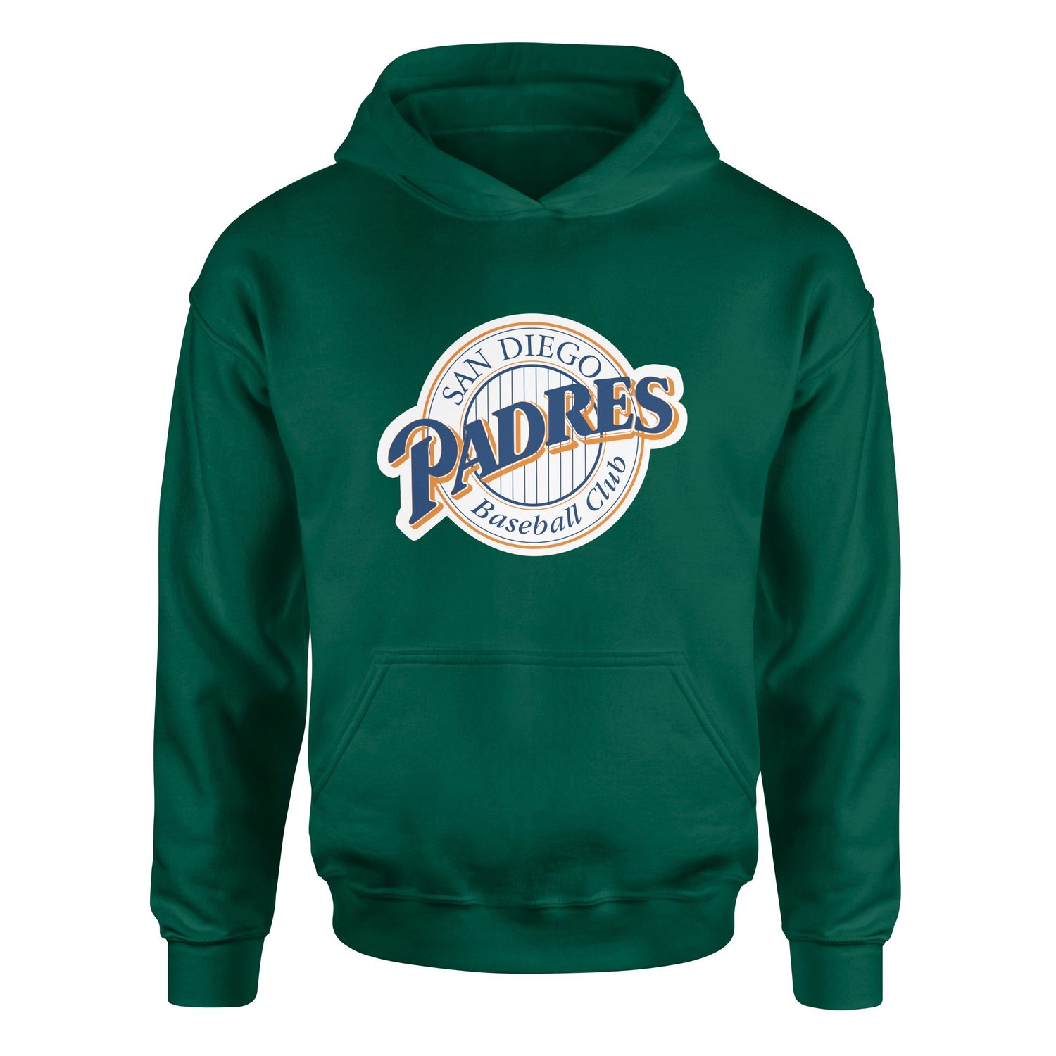 San Diego Padres Baseball Hoodie L - Nefti Yeşili