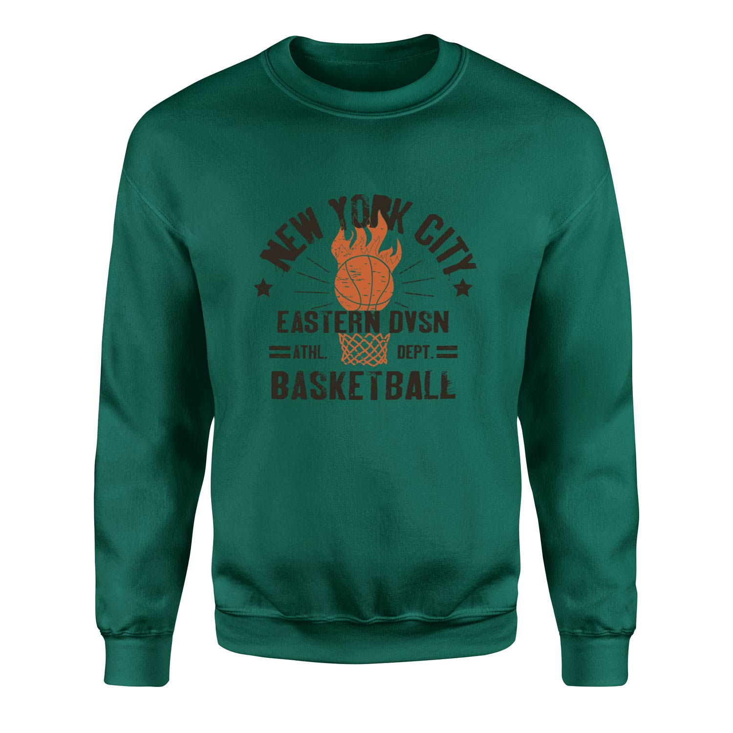 NYC Eastern DVSN Sweatshirt M - Nefti Yeşili