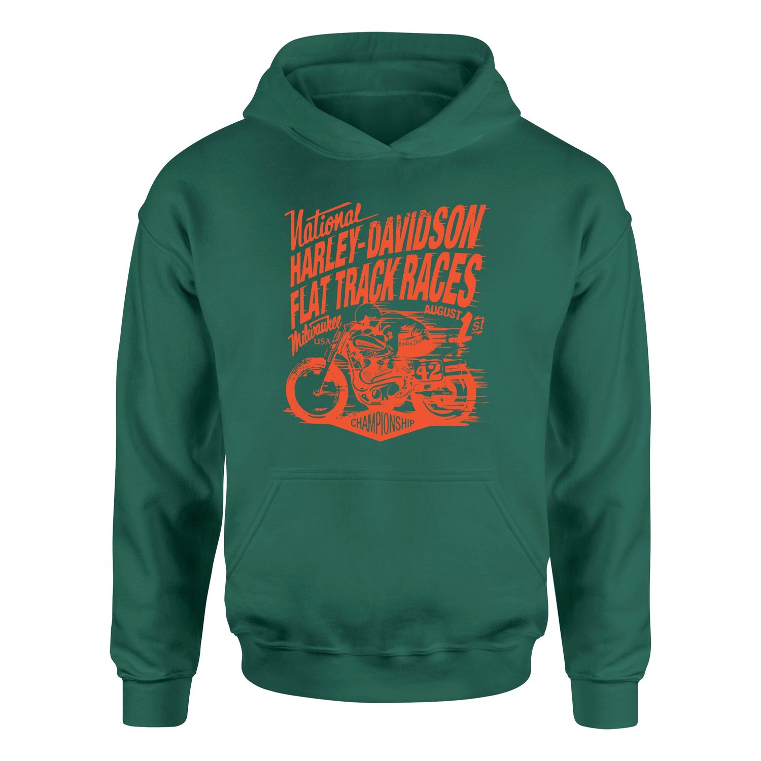 Harley-Davidson XIII Hoodie M - Nefti Yeşili
