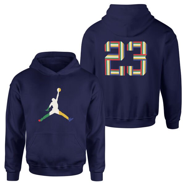 Air Jordan 23 PRISM Hoodie XXL - Lacivert