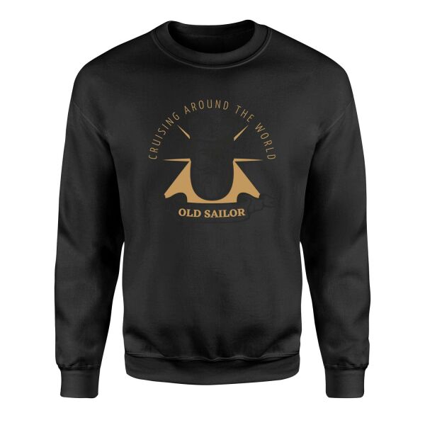 Old Sailor Sweatshirt S - Siyah