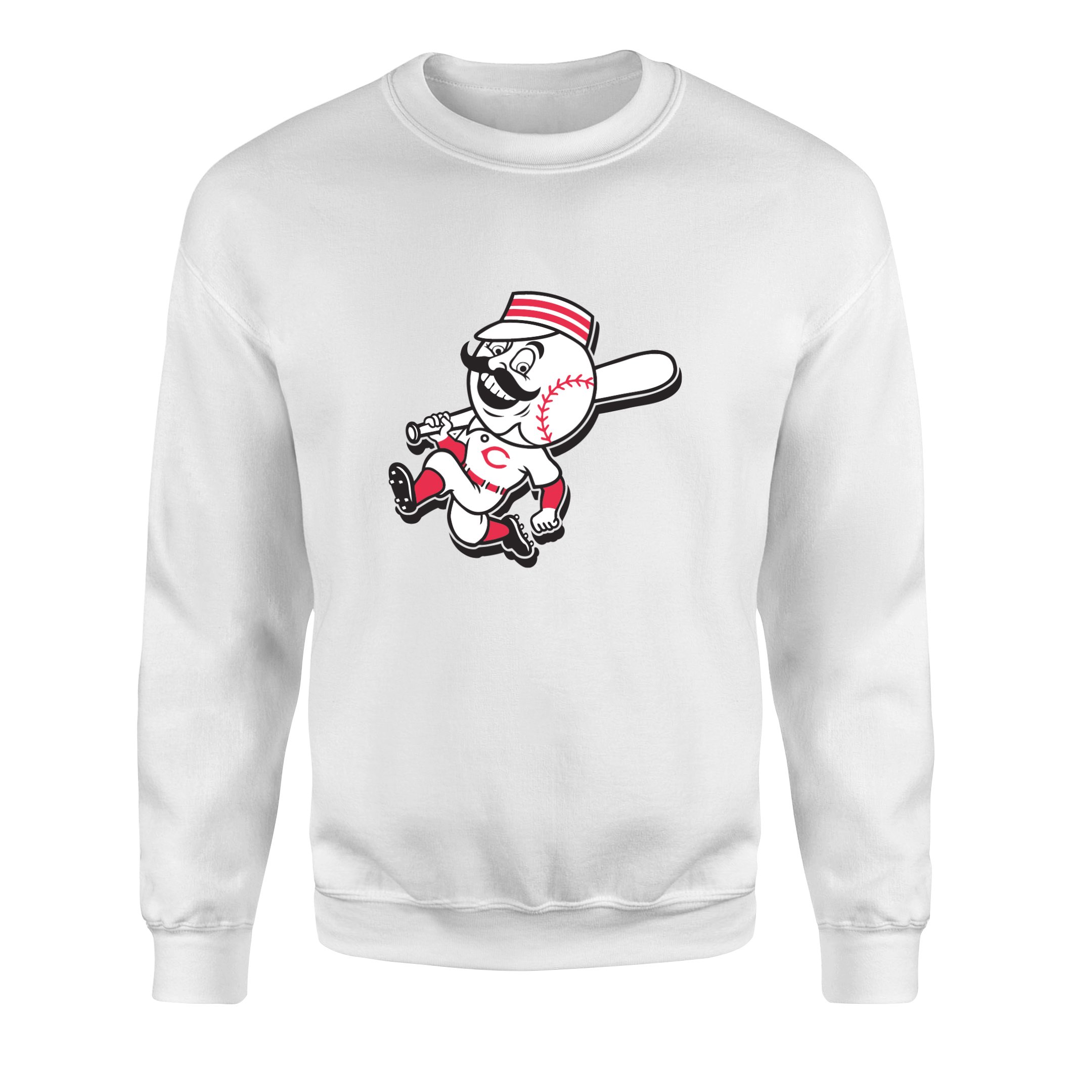 Cincinnati Reds | Mr. Red 60’s Sweatshirt XL - Beyaz