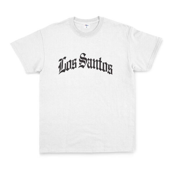 Los Santos | GTA Tişört M - Beyaz