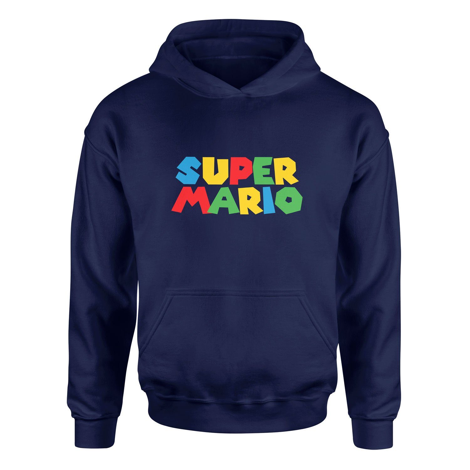 Super Mario Hoodie S - İndigo Mavisi