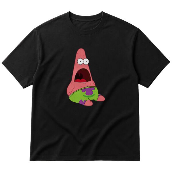 Patrick Oversize Tişört L - Siyah