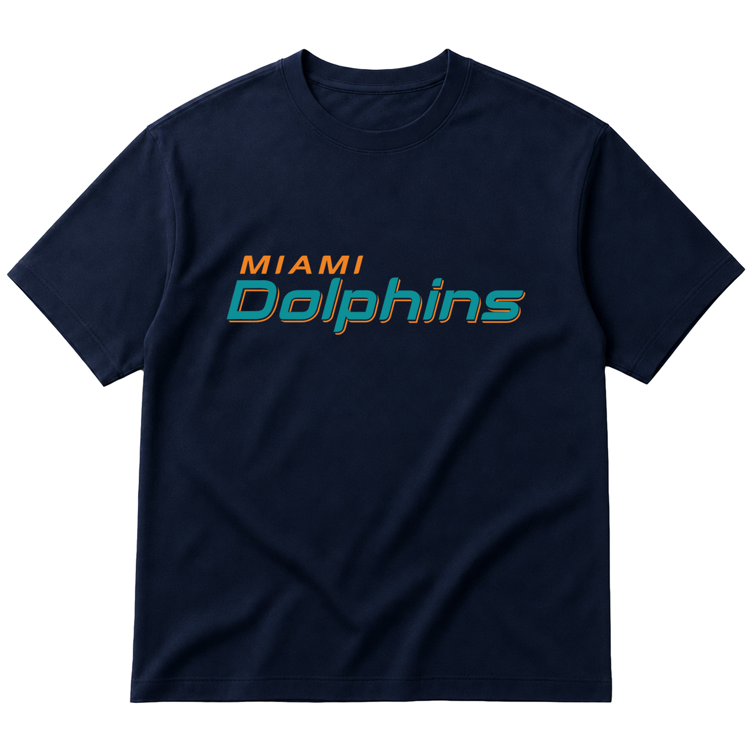 MIAMI Dolphins Oversize Tişört XL - İndigo Mavisi