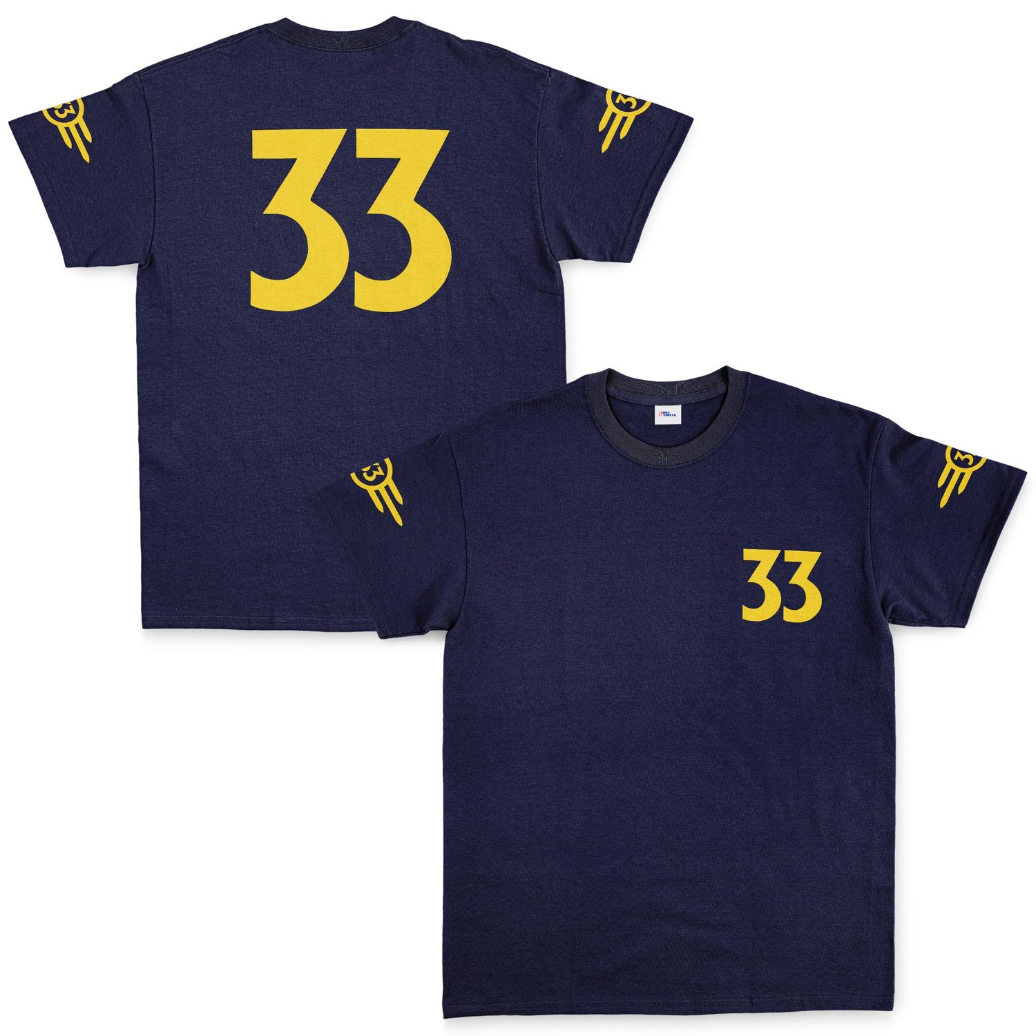 Vault 33 Dweller | Fallout Dweller Edition Tişört XL - İndigo Mavisi