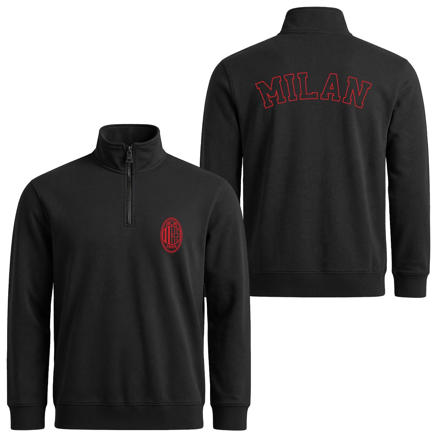 Sempre Milan Yarım Fermuarlı Sweatshirt