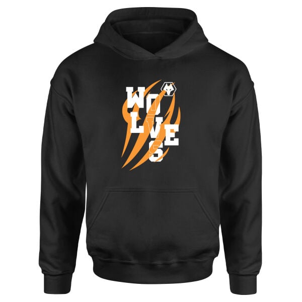 Wolverhampton Tear Hoodie XXL - Siyah