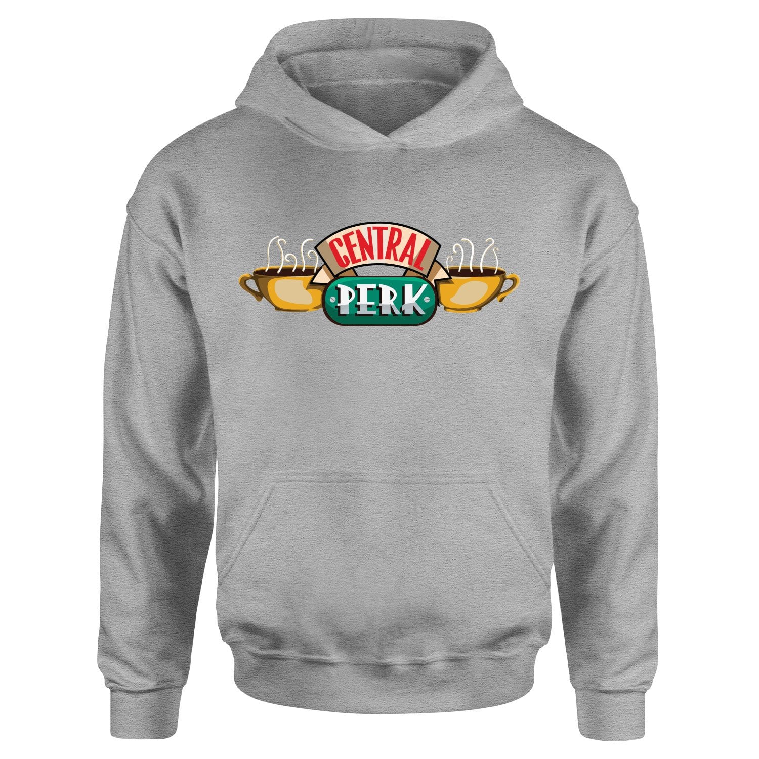 Central Perk Hoodie M - Gri